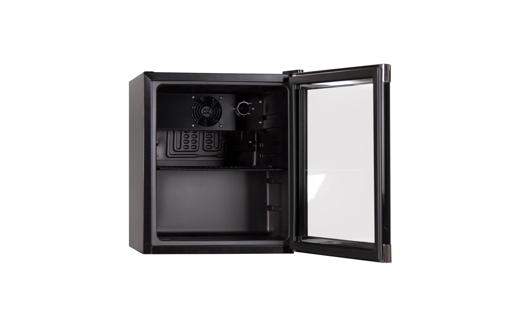 Mini - Gewerbekühlschrank Schwarz, Rechts, Wechselbar - MEGART