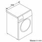 Waschmaschine WAN281A2CH Links - MEGART