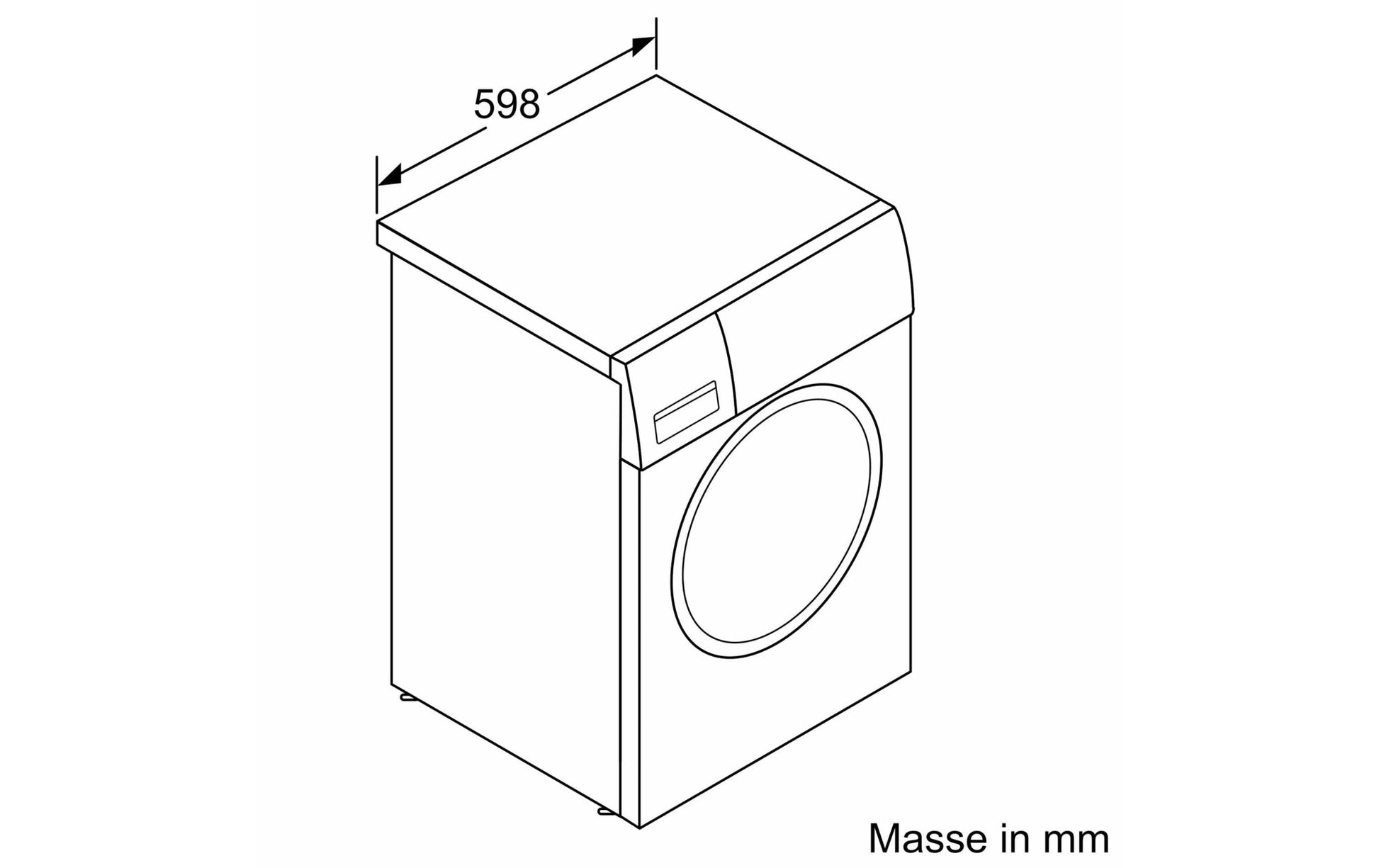 Waschmaschine WAN281A2CH Links - MEGART