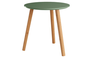 Tavolino 40 x 40 cm, marrone/verde