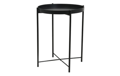 Beistelltisch Ø 38 cm, Schwarz