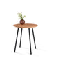 Beistelltisch Ø 40 cm, Braun/Schwarz 40x40x40cm