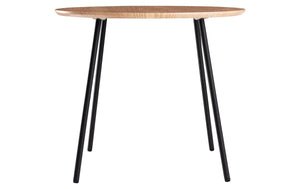 Tavolino Ø 55 cm, marrone/nero