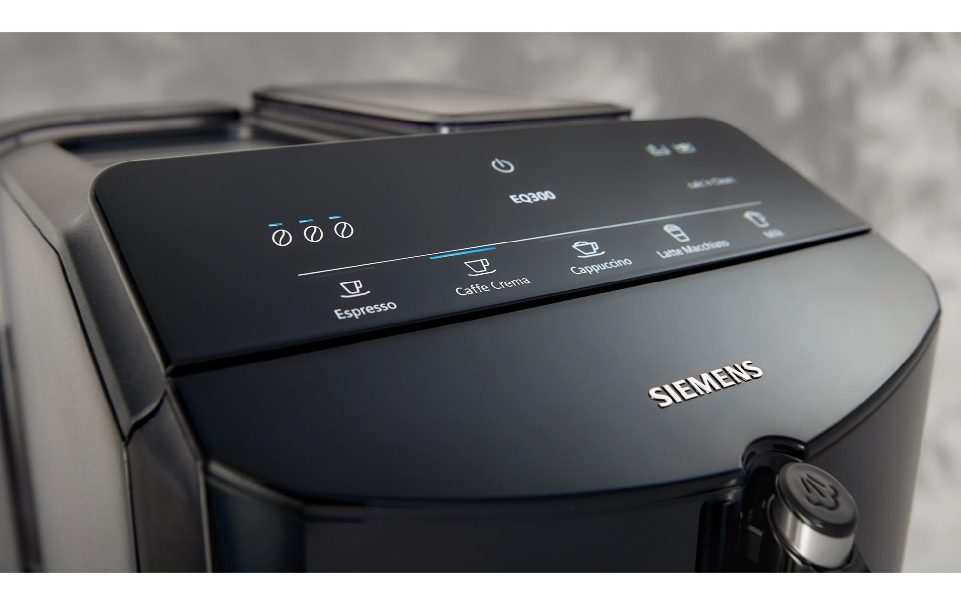 Kaffeevollautomat EQ300 Klavierlack schwarz TF301E19 - MEGART