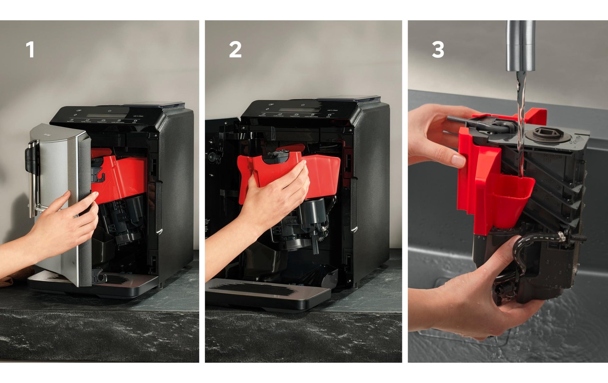 Kaffeevollautomat EQ300 Inox silver metallic TF303E07 - MEGART