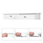 Wandregal mit 2 Schubladen Weiss - MEGART