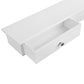 Wandregal mit 2 Schubladen Weiss - MEGART
