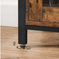 Sideboard mit 3 Türen 110 x 75 cm, Braun/Schwarz - MEGART
