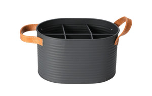 Portabottiglie per 6 bottiglie, grigio