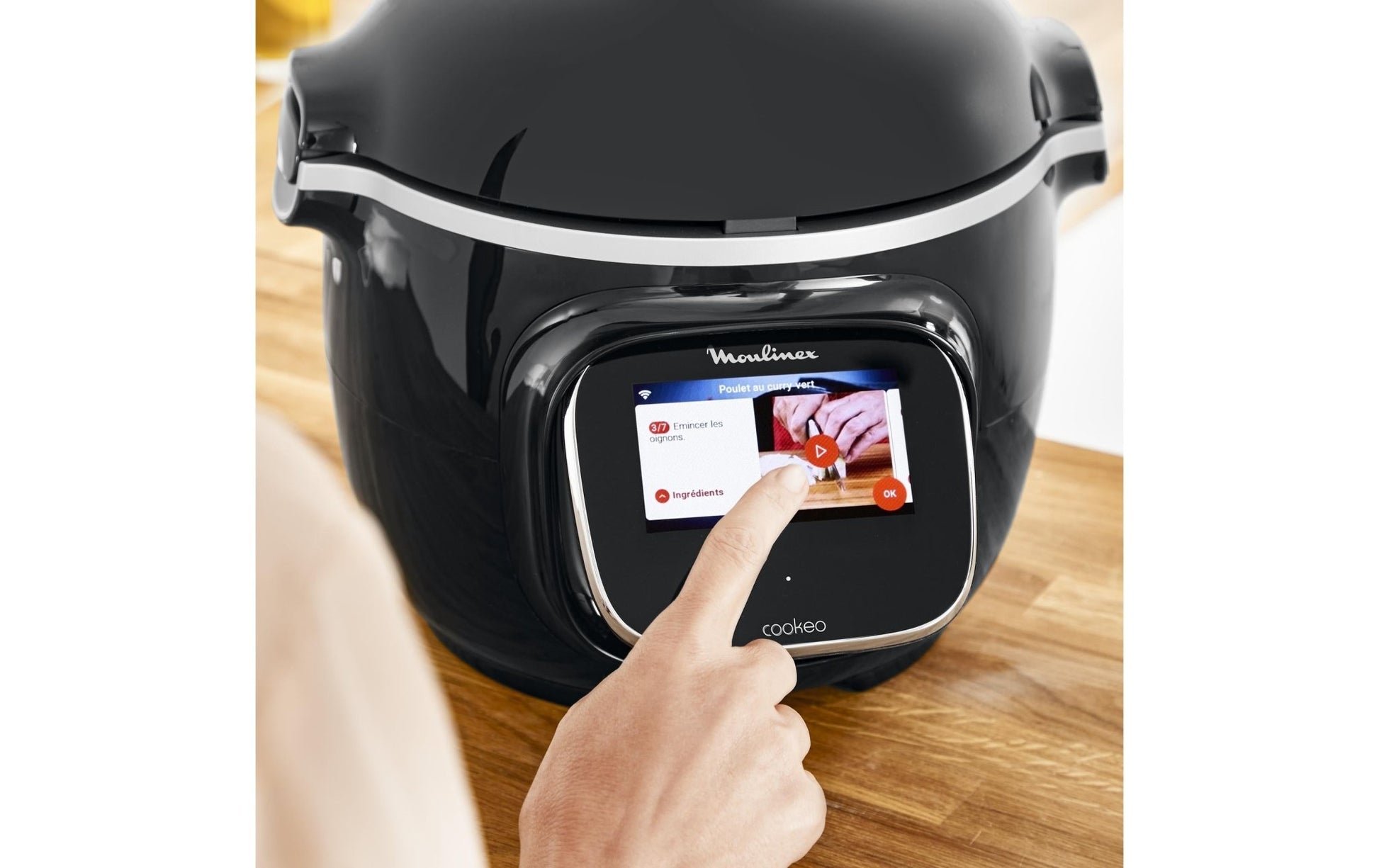 Küchenmaschine Cookeo Touch CE9028CH Schwarz - MEGART