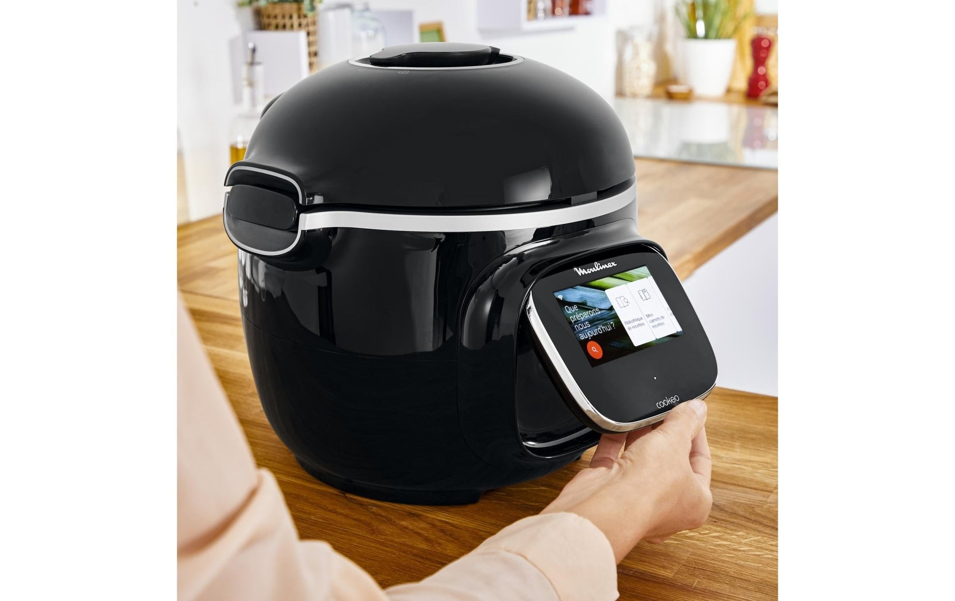 Küchenmaschine Cookeo Touch CE9028CH Schwarz - MEGART