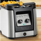 Fritteuse Clear Duo FR600DCH 1.2 kg, Schwarz/Silber - MEGART