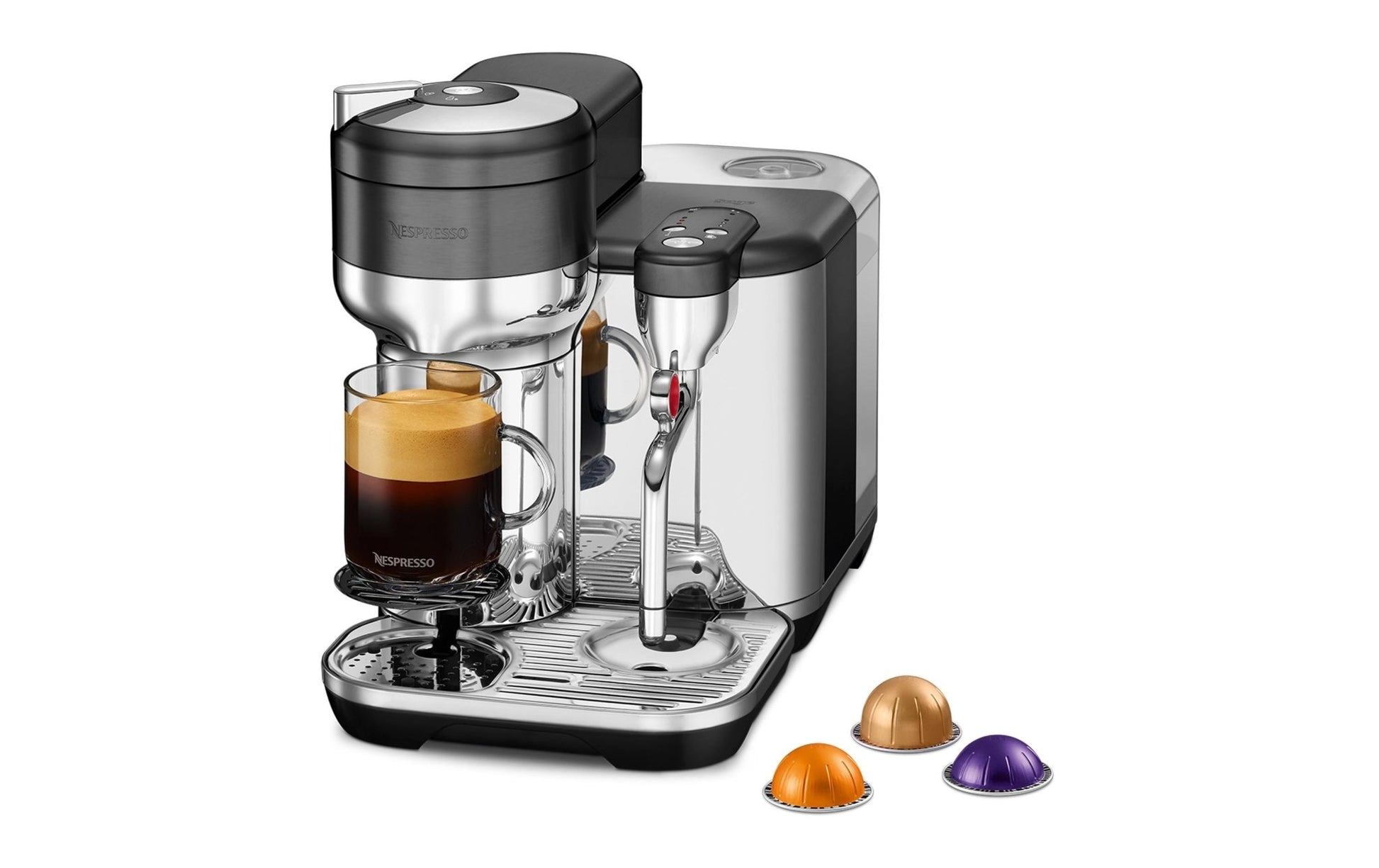 Kaffeemaschine Nespresso Vertuo Creatista Black Steel - MEGART