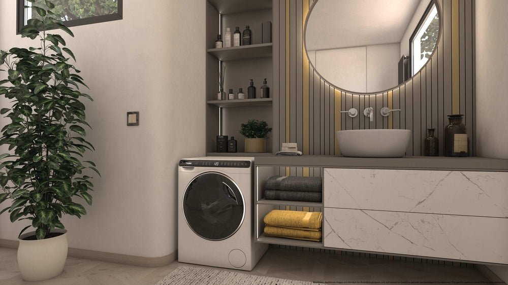 Haier HW50-BP12CJGU188 Waschmaschine freistehend, 5 kg, Klasse A - MEGART