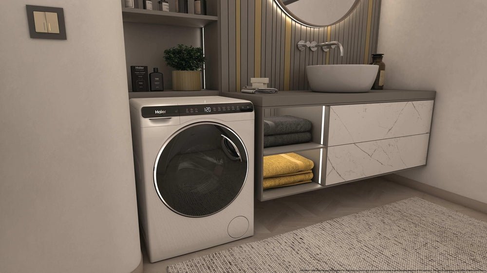 Haier HW50-BP12CJGU188 Waschmaschine freistehend, 5 kg, Klasse A - MEGART