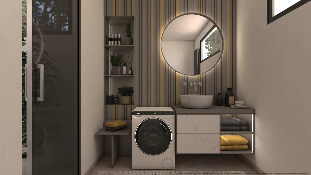 Haier HW50-BP12CJGU188 Waschmaschine freistehend, 5 kg, Klasse A - MEGART