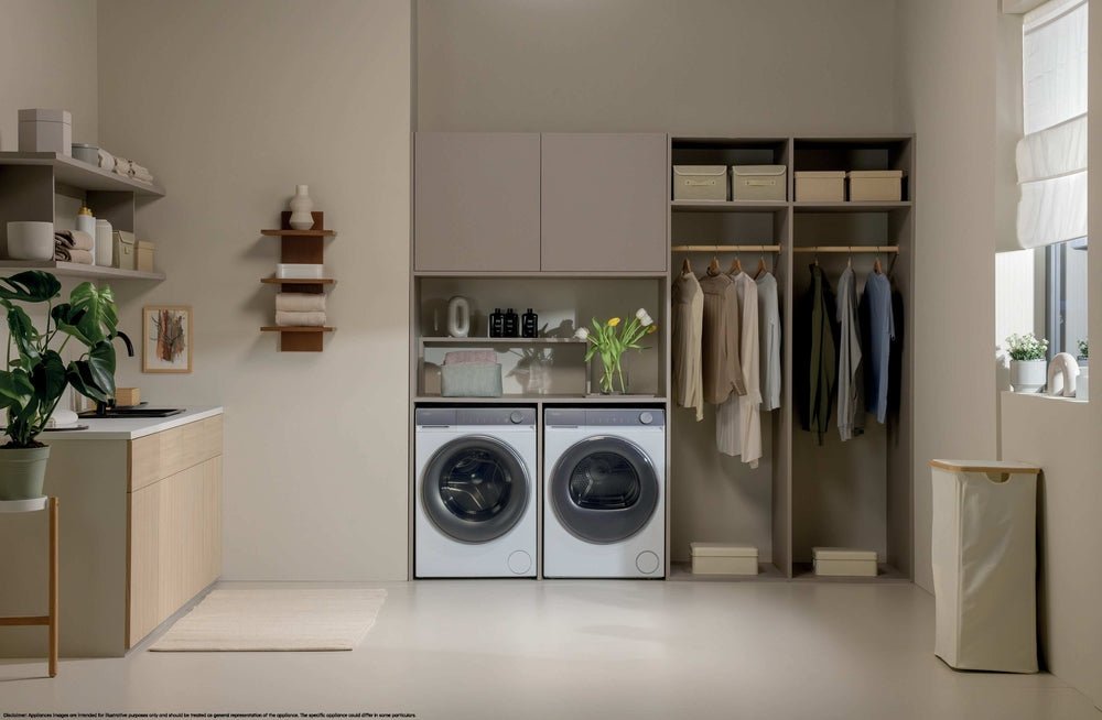Haier HW80-B14367TU1-S Waschmaschine freistehend, 8 kg, Klasse A - MEGART