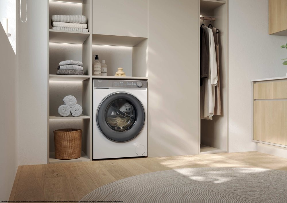 Haier HW80-B14367U-88 Waschmaschine freistehend, 8 kg, Klasse A - MEGART