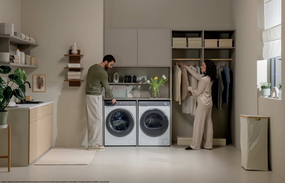 Haier HW80-B14367U-88 Waschmaschine freistehend, 8 kg, Klasse A - MEGART
