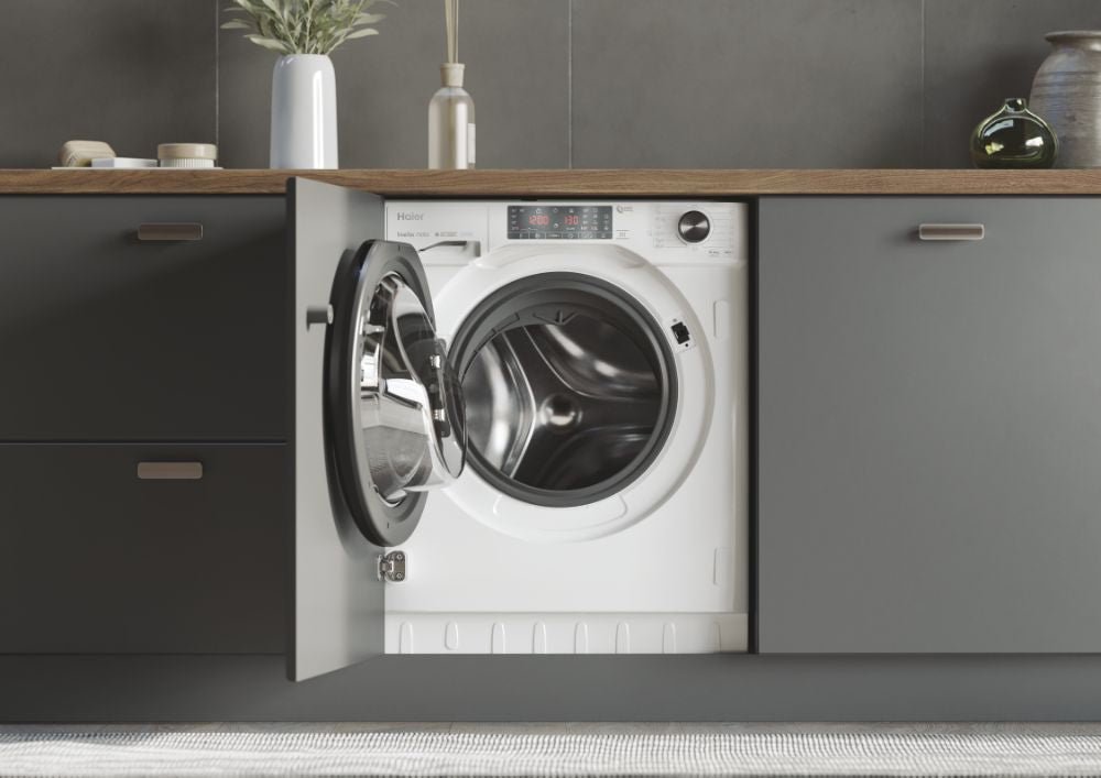 Haier HWDQ90B416FWB Waschtrockner 9/5 kg (Waschen/Trocknen) - MEGART
