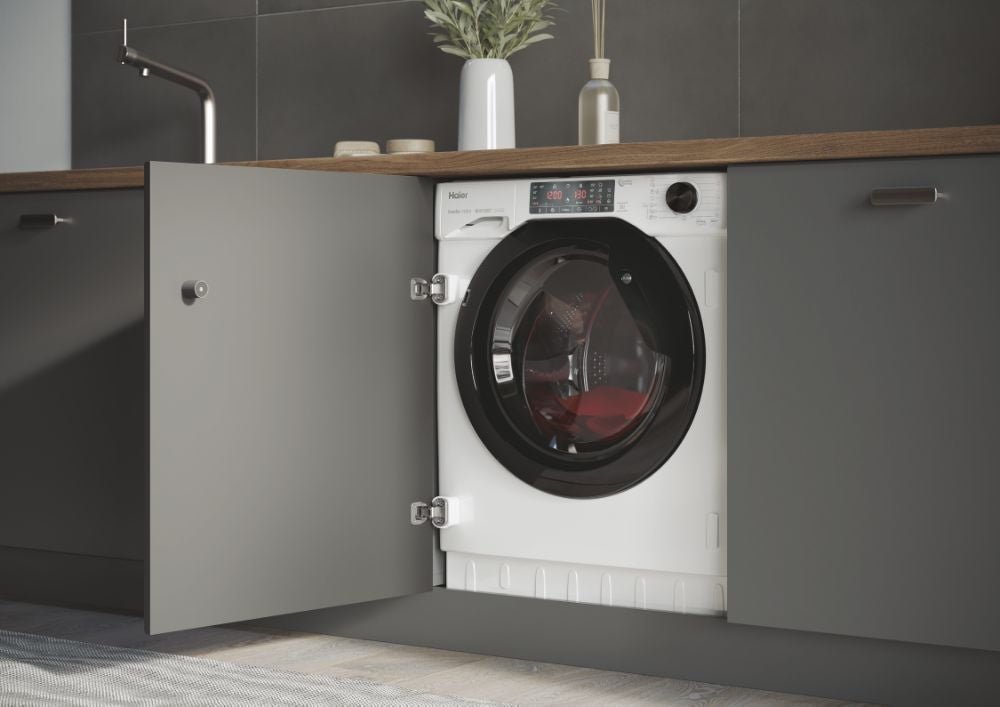 Haier HWDQ90B416FWB Waschtrockner 9/5 kg (Waschen/Trocknen) - MEGART