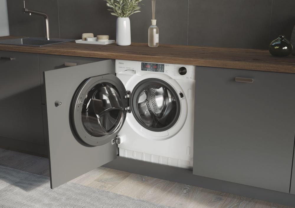 Haier HWDQ90B416FWB Waschtrockner 9/5 kg (Waschen/Trocknen) - MEGART