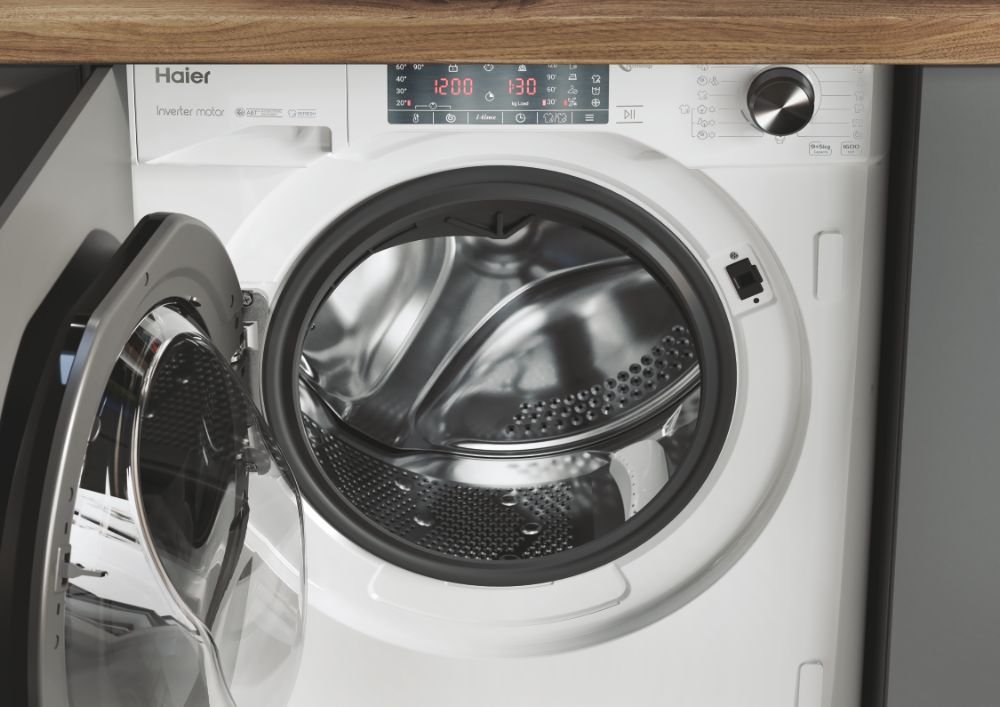 Haier HWDQ90B416FWB Waschtrockner 9/5 kg (Waschen/Trocknen) - MEGART
