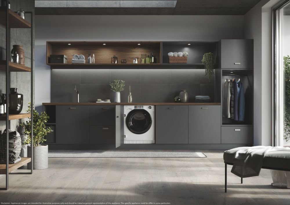 Haier HWDQ90B416FWB Waschtrockner 9/5 kg (Waschen/Trocknen) - MEGART