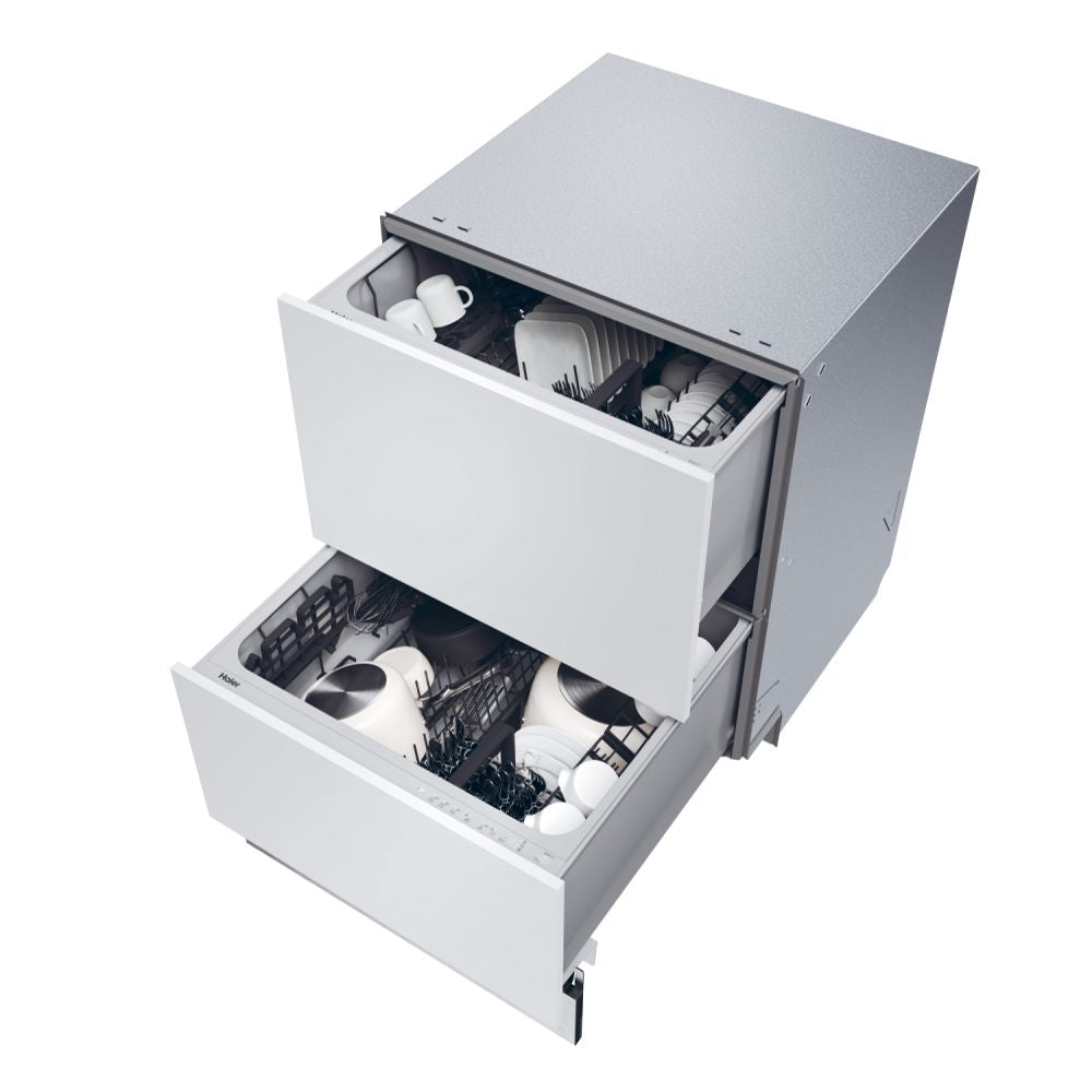 Haier XDD 66E5LS Geschirrspüler vollintegriert, 6 Maßgedecke, Klasse E - MEGART