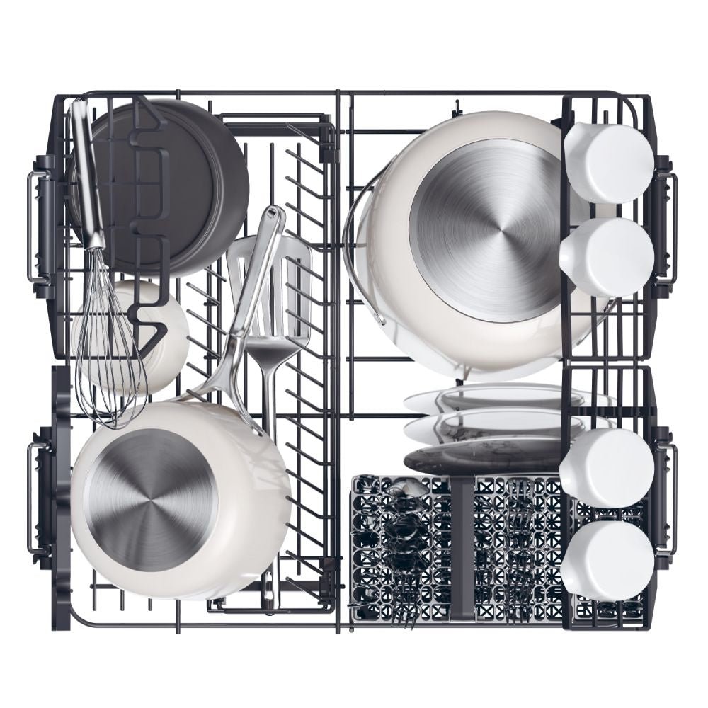 Haier XDD 66E5LS Geschirrspüler vollintegriert, 6 Maßgedecke, Klasse E - MEGART
