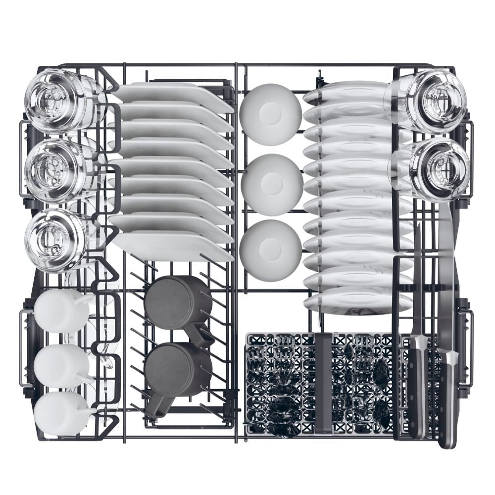 Haier XDD 66E5LS Geschirrspüler vollintegriert, 6 Maßgedecke, Klasse E - MEGART