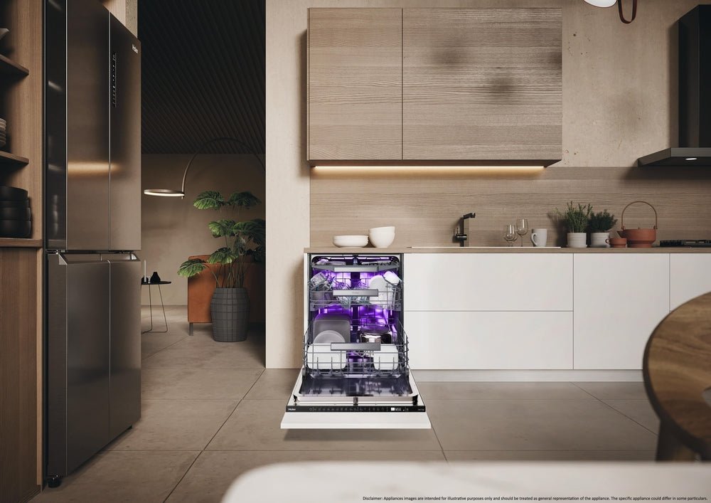 Haier XS 4A4M4BB Geschirrspüler vollintegriert, 14 Maßgedecke, Klasse A - MEGART