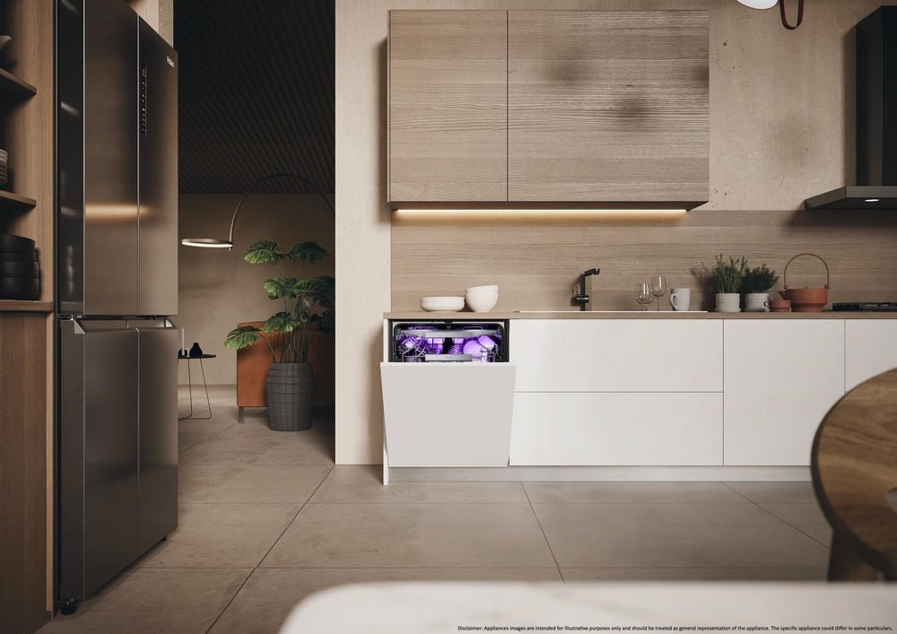 Haier XS 4A4M4BB Geschirrspüler vollintegriert, 14 Maßgedecke, Klasse A - MEGART