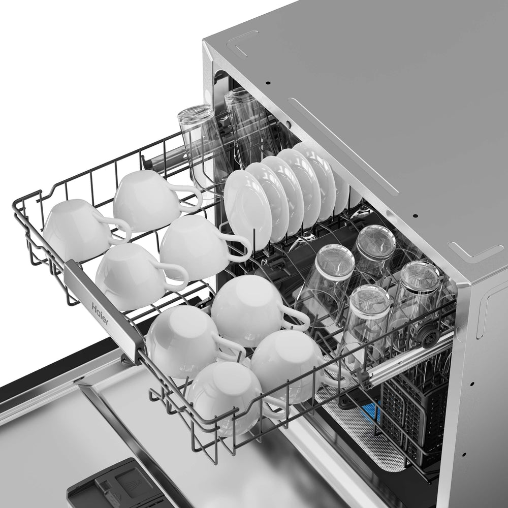 Haier XPI 8D9FFB Geschirrspüler vollintegriert, 8 Maßgedecke, Klasse D - MEGART