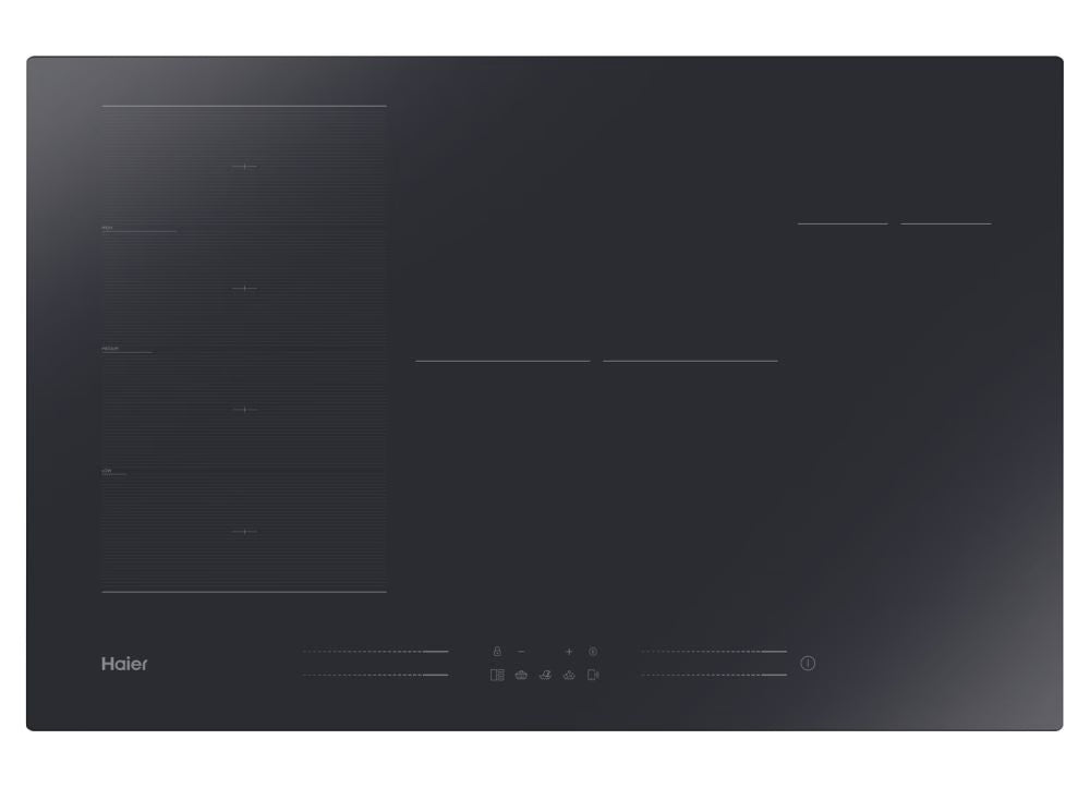 Haier I-Move Series 6 HAMTSJ86MC/1 Schwarz Integriert 59 cm Zonen-Induktionskochfeld 6 Zone(n)