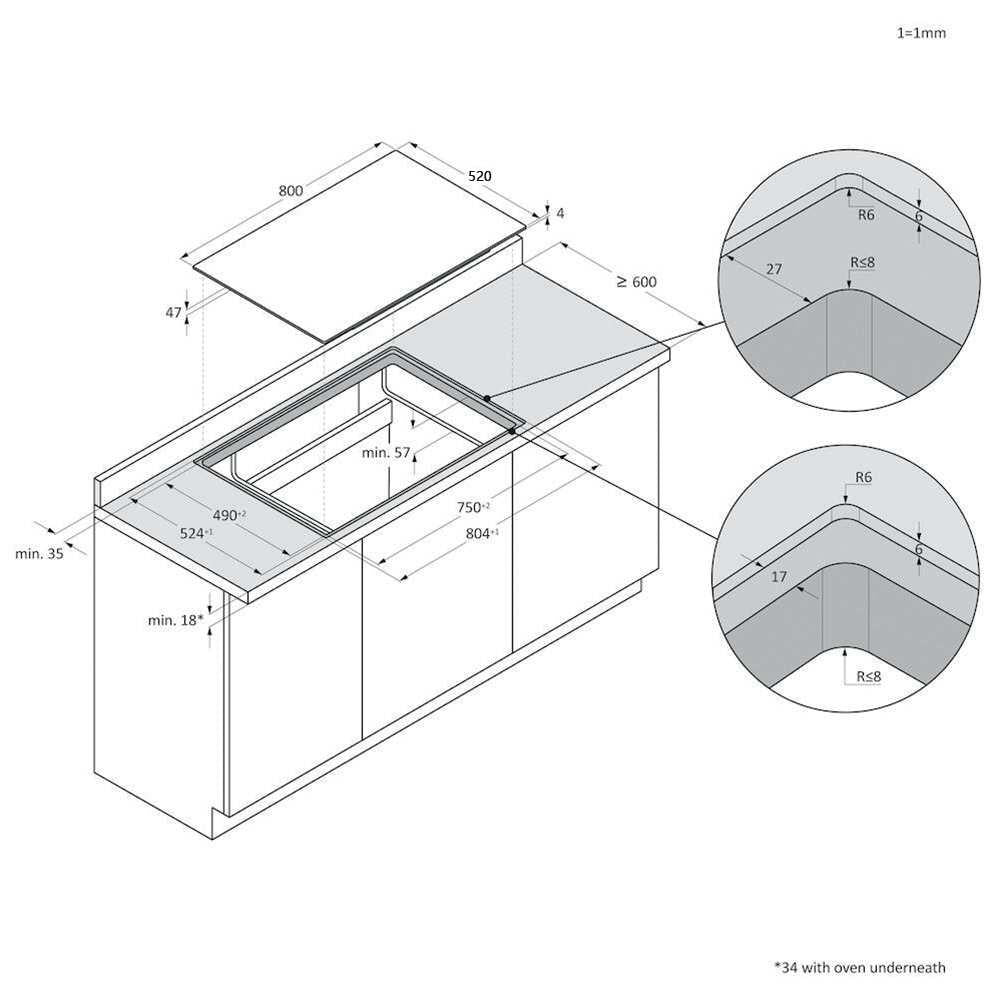 Haier HAMTCBP86TFTCS Induktionskochfeld 4 Kochzonen, 80 cm - MEGART