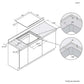 Haier HAMTCBP56TFTCS Induktionskochfeld 4 Kochzonen, 65 cm - MEGART