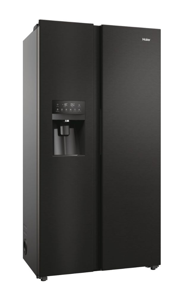 Haier HSR5918DIPB Side-by-Side Kühlschrank freistehend, 511 l, Klasse D - MEGART