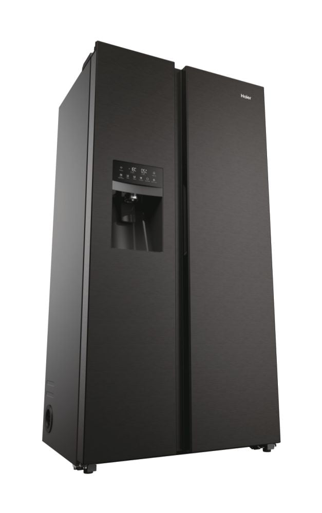 Haier HSR5918DIPB Side-by-Side Kühlschrank freistehend, 511 l, Klasse D - MEGART