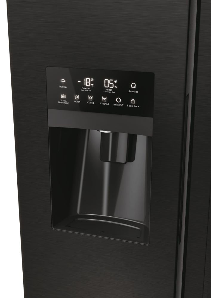 Haier HSR5918DIPB Side-by-Side Kühlschrank freistehend, 511 l, Klasse D - MEGART