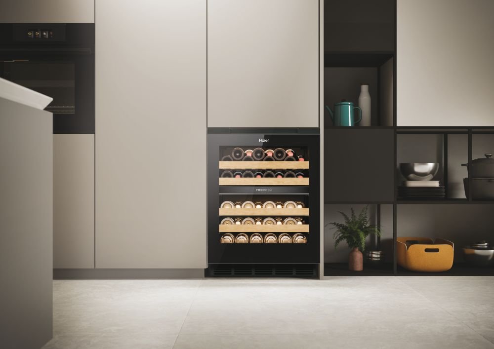 Haier HUC44GDEH1 Weinkühlschrank 44 Flaschen, Klasse E - MEGART
