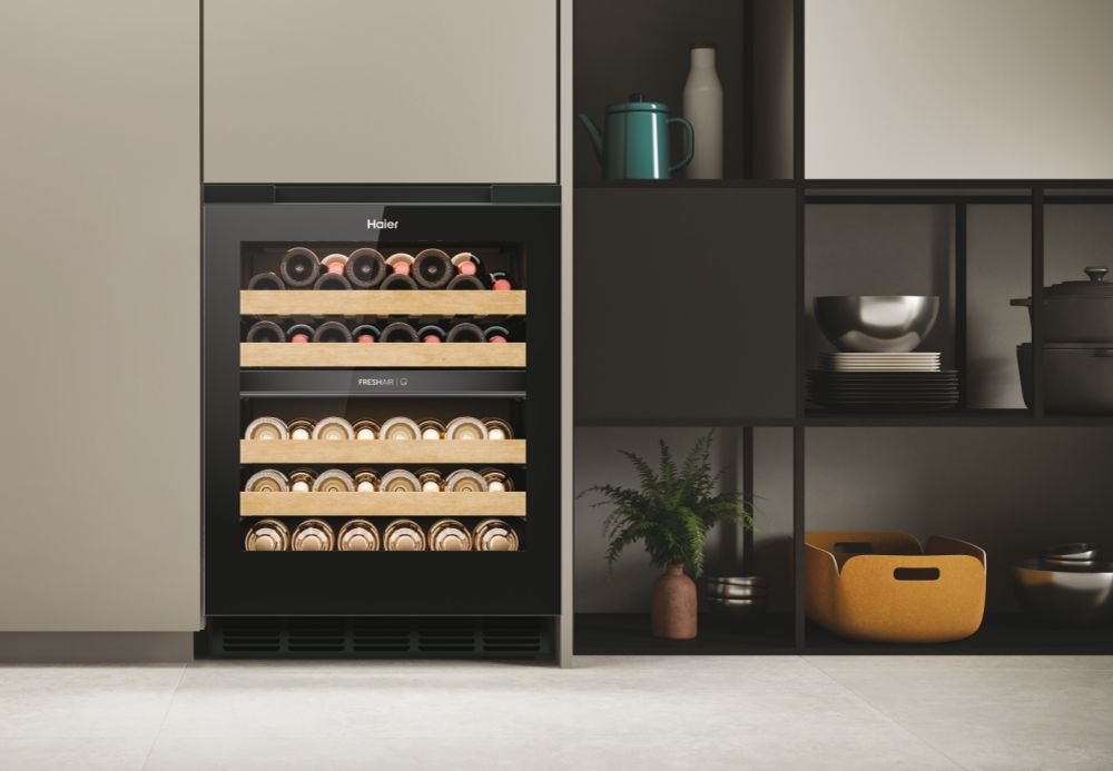 Haier HUC44GDEH1 Weinkühlschrank 44 Flaschen, Klasse E - MEGART