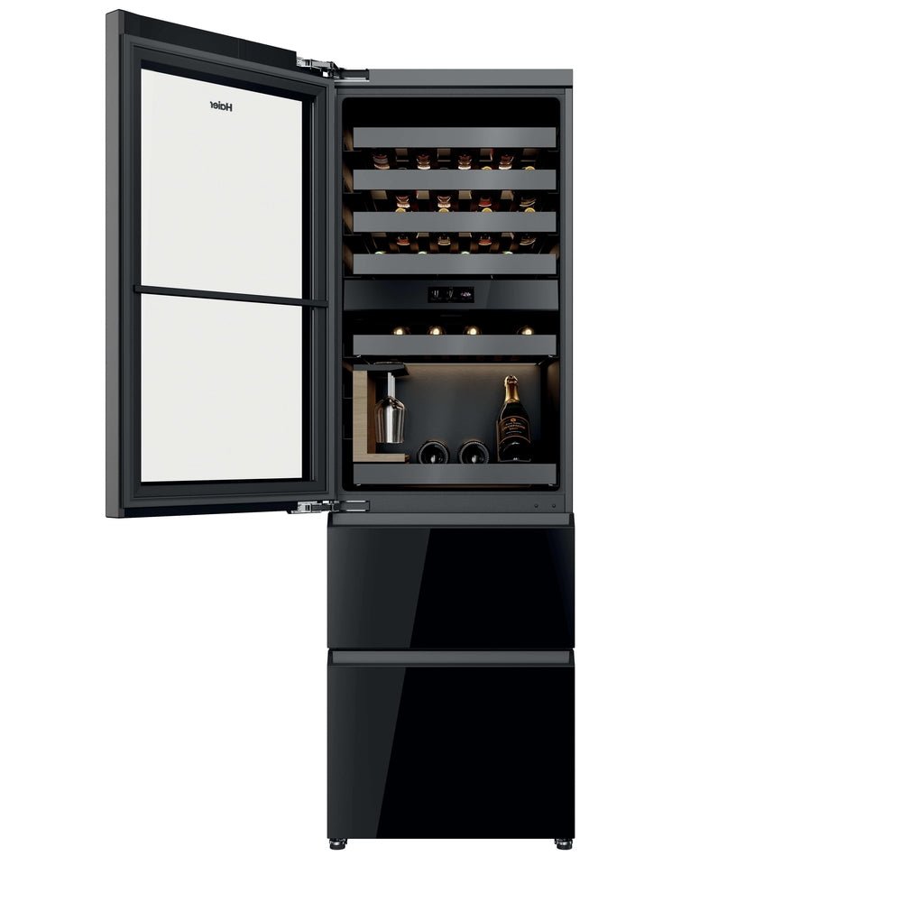 Haier CSW9619ENGBW Weinkühlschrank Klasse E - MEGART