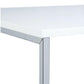 Set di 3 tavolini da caffè 30/35/40 x 36/39/42 cm, argento/bianco