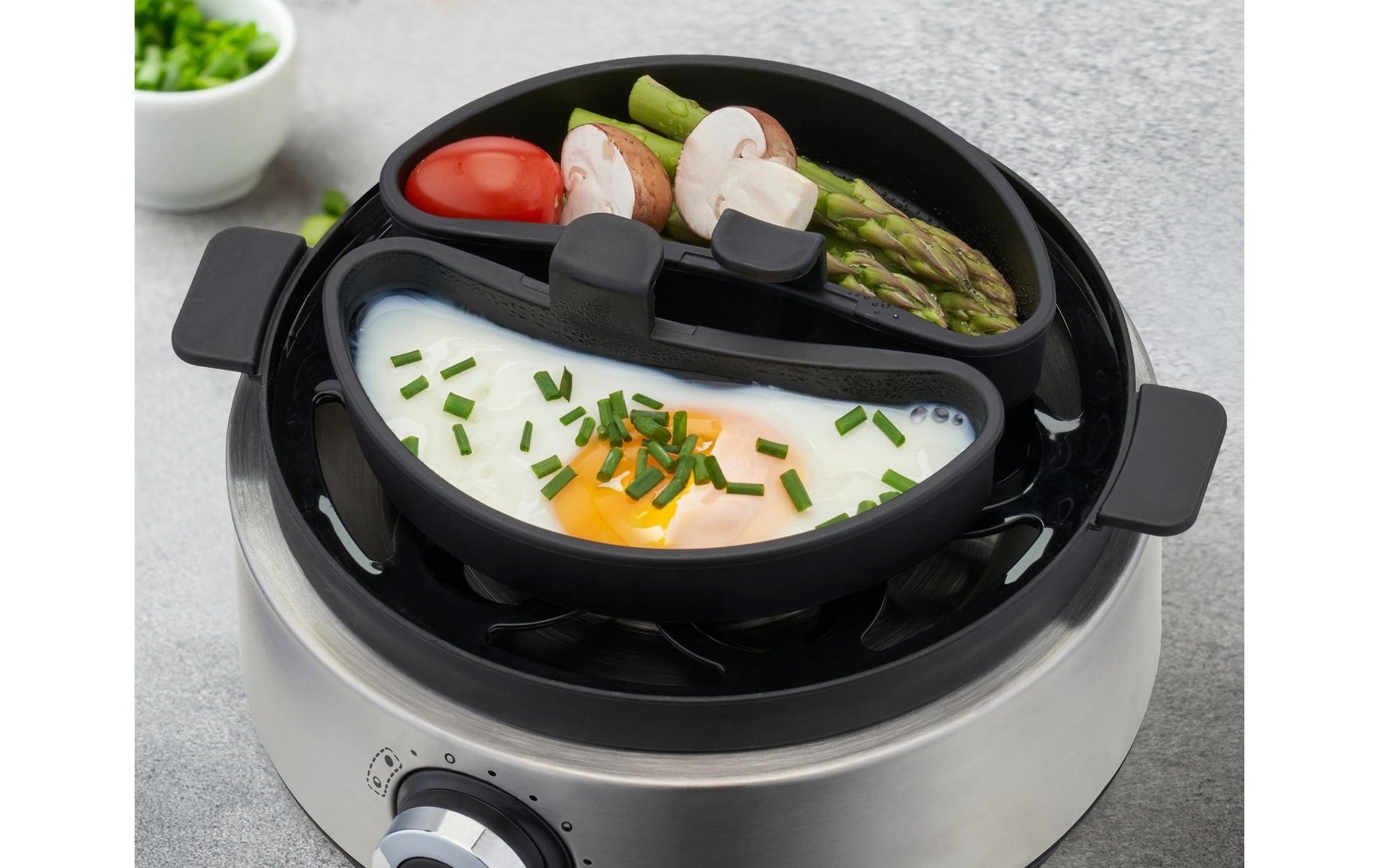Eierkocher Vario Eggs Silber - MEGART