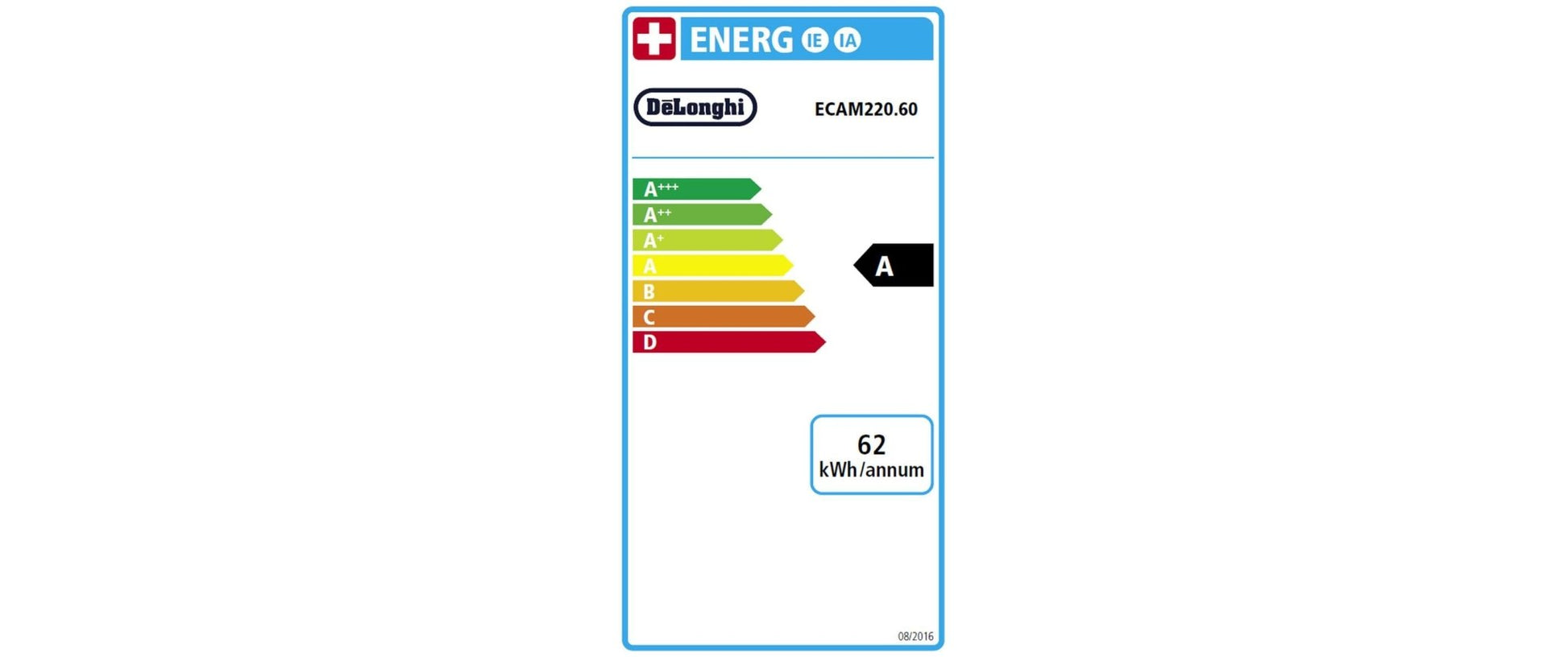 Kaffeevollautomat Magnifica Start Milk ECAM220.60.B Schwarz - MEGART