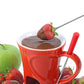 Schokoladenfondue - Set 4 Teile, Rot - MEGART
