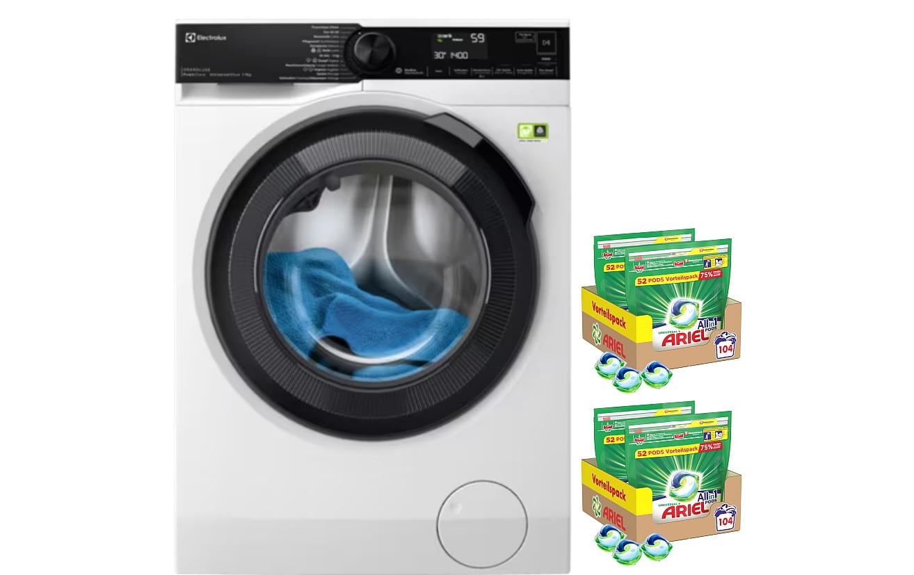 Waschmaschine WAGL4E500 Links Ariel PODS - MEGART