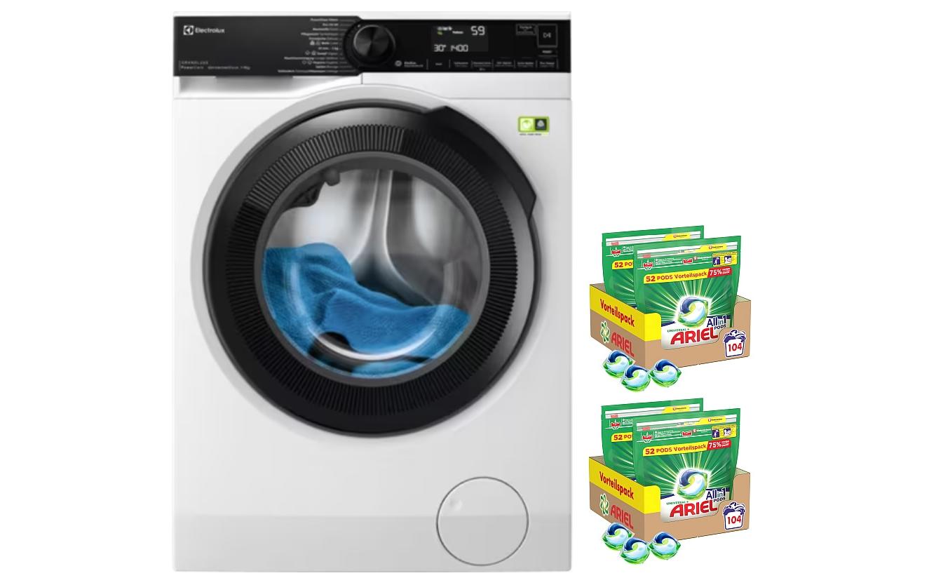Waschmaschine WAGL6E500 Links Ariel PODS - MEGART