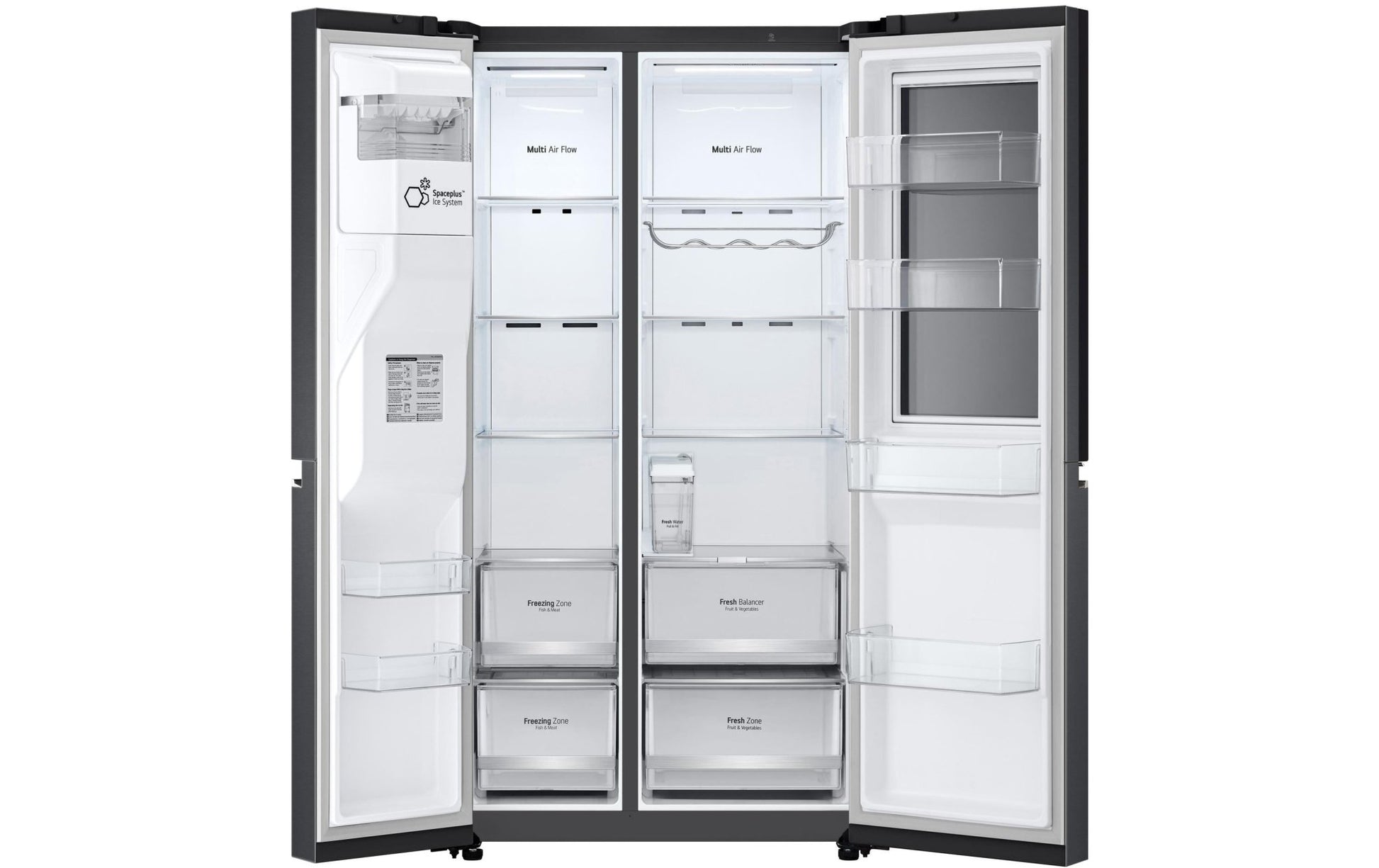 Foodcenter GSXV91MCLE Matte Black - MEGART